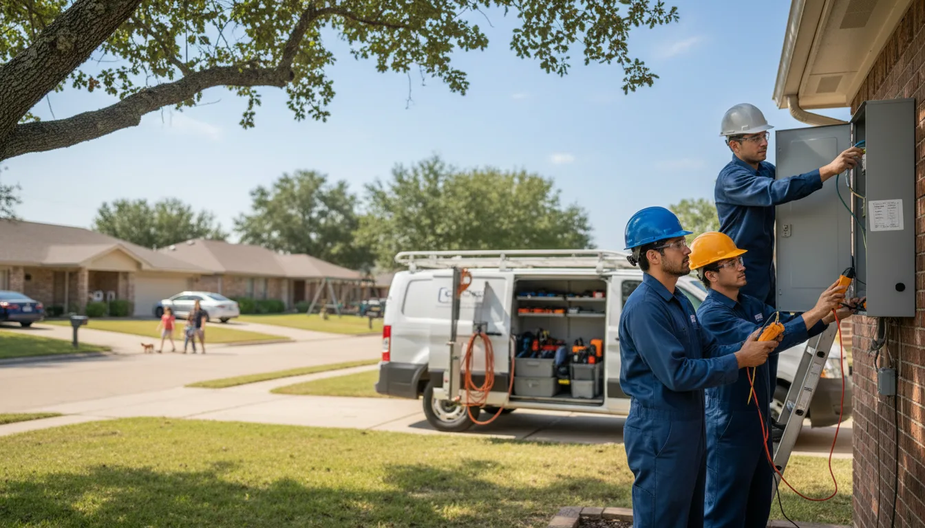 Certified electrician providing emergency electrical services in Pembroke Township, IL